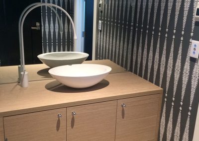 We designed and installed the vanity in this Burnside client's bathroom in suburban Adelaide