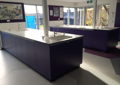 CabTech designed and installed this island unit for a school's science room in suburban adelaide