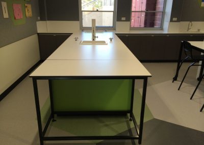 CabTech designed and installed this island unit for a school's science room in suburban Adelaide